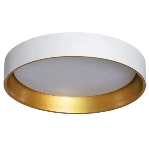 Plafon LED 21W Okrągły Biało Złoty 45cm 3 Barwy Świecenia CCT Abruzzo Roma ABR-PLR-Z-20W-CCT