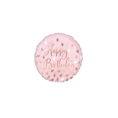 Amscan balon foliowy blush birthday standard 43cm