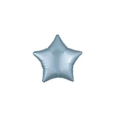 Balon foliowy lustre pastel niebieski gwiazda 48cm Amscan