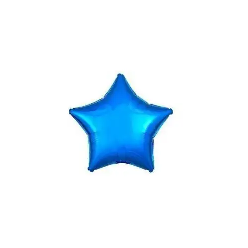 Amscan balon foliowy metalik niebieski gwiazda 48cm