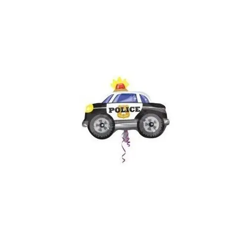 Balon foliowy wóz policyjny 60x45cm Amscan