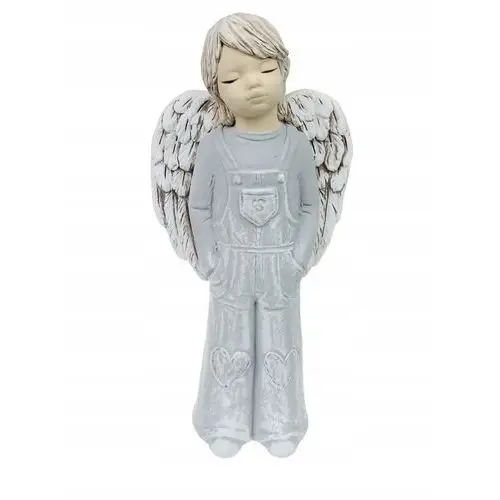 Anioł Aniołek Chłopczyk Duża Figurka Gipsowa