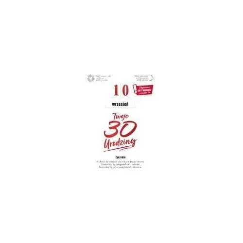 Armin Style Karnet Urodziny 30 wymienne cyfry