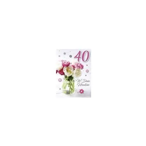 Karnet urodziny 40 gm-810 Armin style