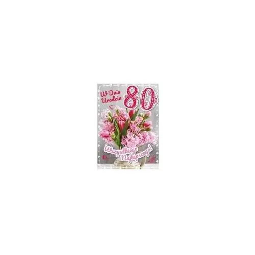 Karnet Urodziny 80
