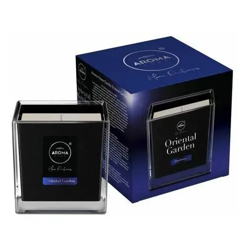 Aroma home, Black Series, świeca zapachowa, Oriental Garden, 155 g