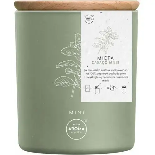 Aroma home Świeca zapachowa fresh herbs mięta 150 g