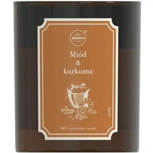 Aroma home Świeca zapachowa herbarium miód z kurkumą 160 g