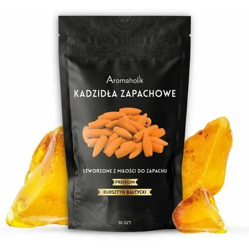 Naturalne kadzidełka xl - bursztyn bałtycki 30szt. Aromaholik