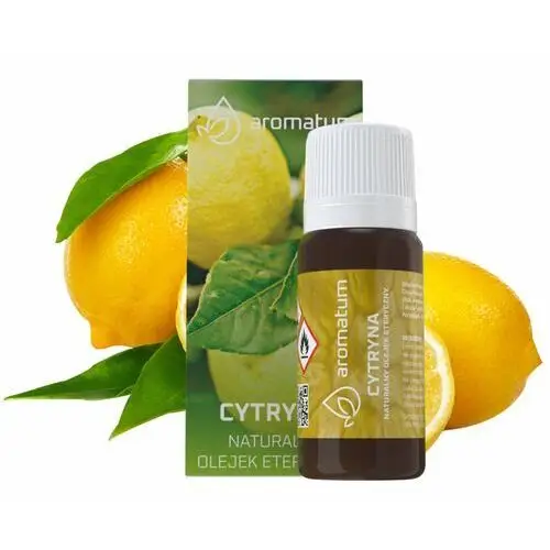 Cytrynowy naturalny olejek eteryczny cytryna 12 ml Aromatum