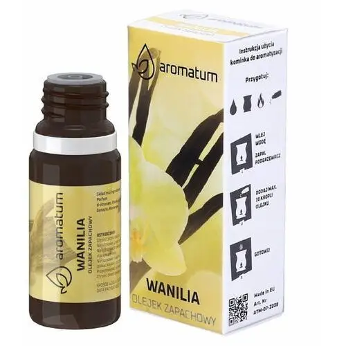 Naturalny 100% olejek eteryczny wanilia 12ml Aromatum