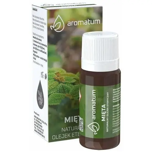 Aromatum - naturalny olejek eteryczny o zapachu mięty - 12 ml
