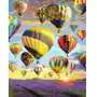 40x50cm obraz do malowania po numerach na drewnianej ramie - balony w chmurach Artnapi Sklep on-line