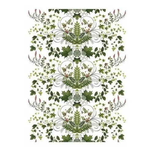 Obrus lövsång zielony Arvidssons textil