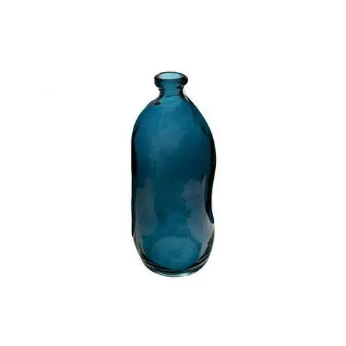 Atmosphera Wazon szklany jeanne blue z recyklingu