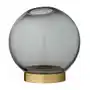 Aytm globe wazon mały czarno-złoty Sklep on-line