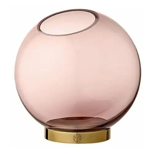 Aytm wazon globe średni różowy-złoty