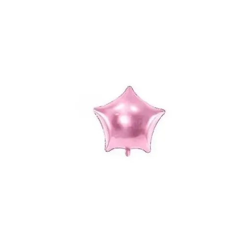 Balon foliowy Gwiazdka 48 cm jasny róż