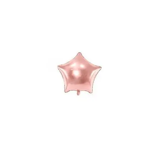 Balon foliowy Gwiazdka 48 cm różowe złoto