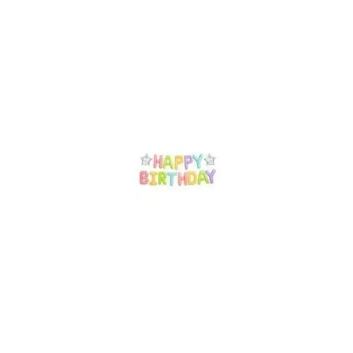 Balon foliowy Happy Birthday 395x35cm