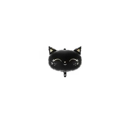 Balon foliowy Kotek 48x36 cm czarny