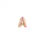 Balon foliowy litera A różowe złoto 67x86cm Sklep on-line