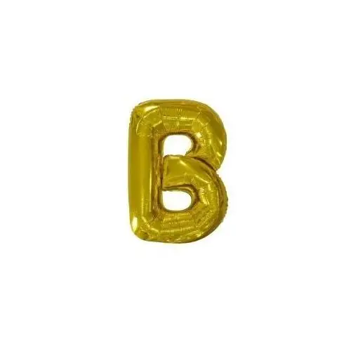 Balon foliowy litera B złota 59x86cm