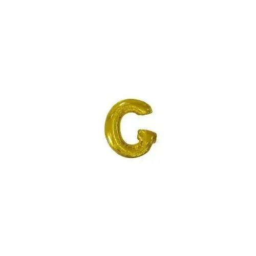Balon foliowy litera G złota 74x86cm
