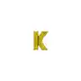 Balon foliowy litera K złota 63,5x86cm Sklep on-line