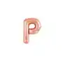 Balon foliowy litera P różowe złoto 60,5x86cm Sklep on-line