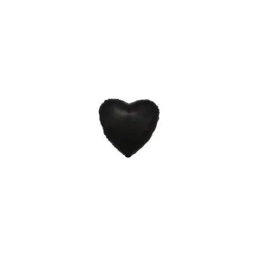 Balon foliowy Lustre Black serce 43cm
