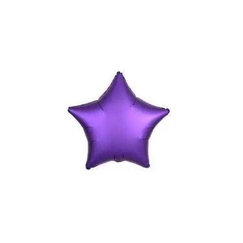 Balon foliowy Lustre fioletowy gwiazda 48cm