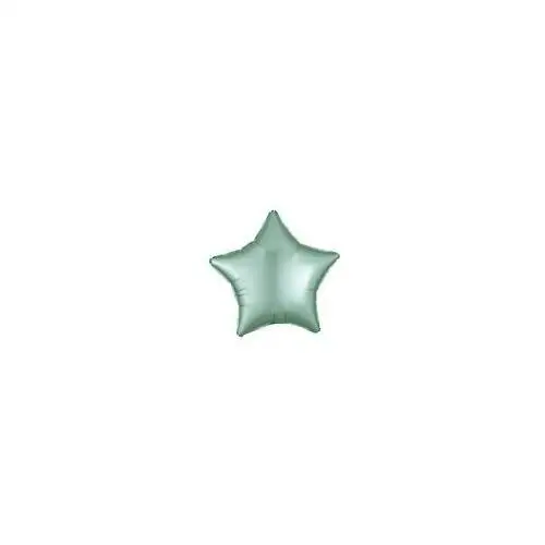 Balon foliowy Lustre Mint Green gwiazda 48cm