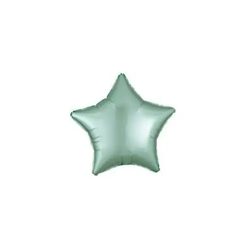 Balon foliowy Lustre Mint Green gwiazda 48cm