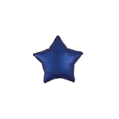 Balon foliowy Lustre Navy niebieski gwiazda 48cm