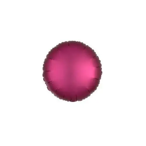 Balon foliowy Lustre purpurowy okrągły 43cm