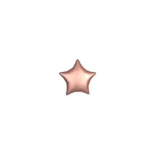 Balon foliowy Lustre Rose Copper gwiazda 48cm