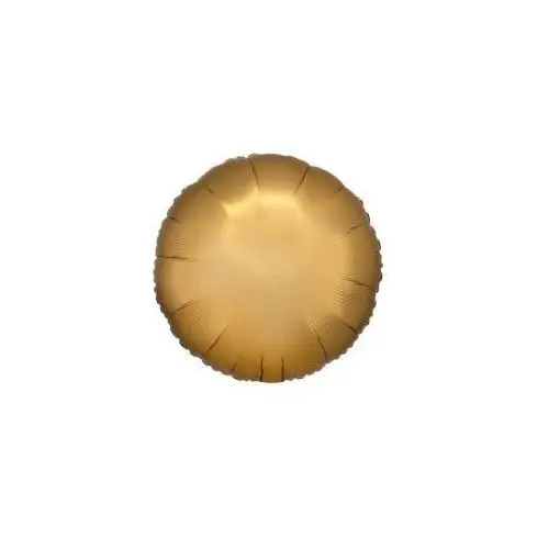 Balon foliowy Lustre satynowy złoty okrągły 43cm