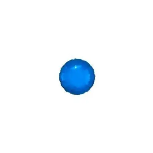Balon foliowy metalik niebieski okrągły 43cm