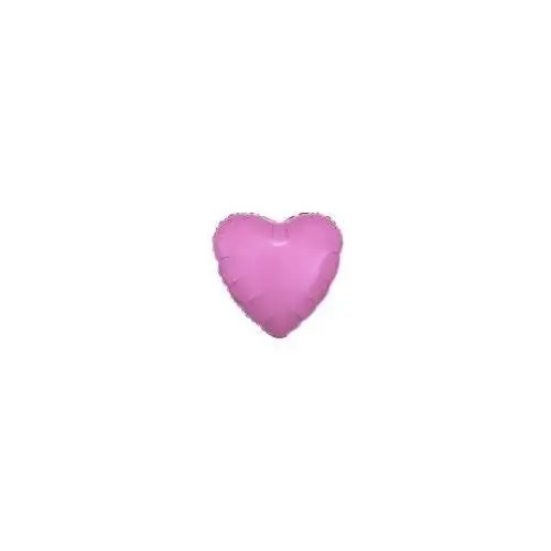 Balon foliowy metalik różowy serce luzem 43cm