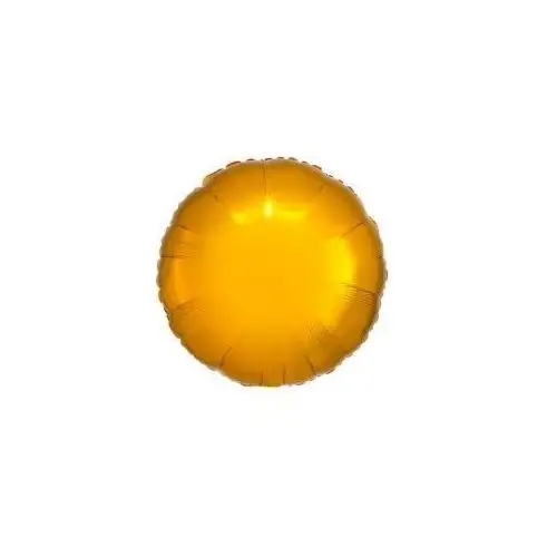 Balon foliowy metalik złoty okrągły luzem 43cm