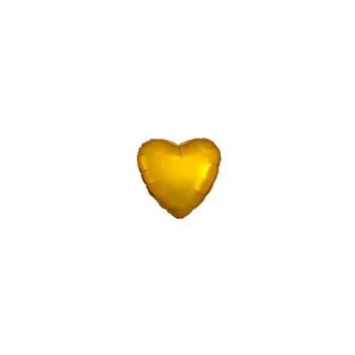 Balon foliowy metalik złoty serce luzem 43cm