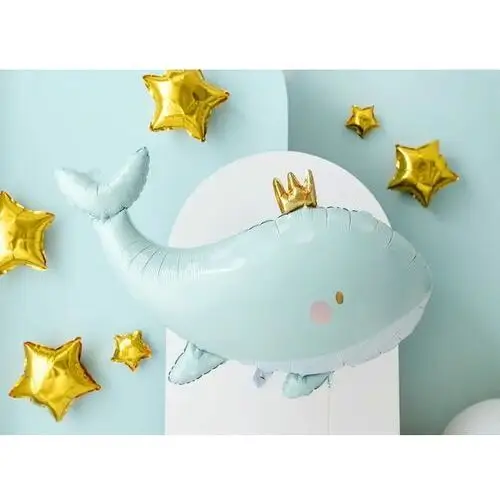 BALON foliowy Wieloryb dekoracja Baby Shower Urodzinki