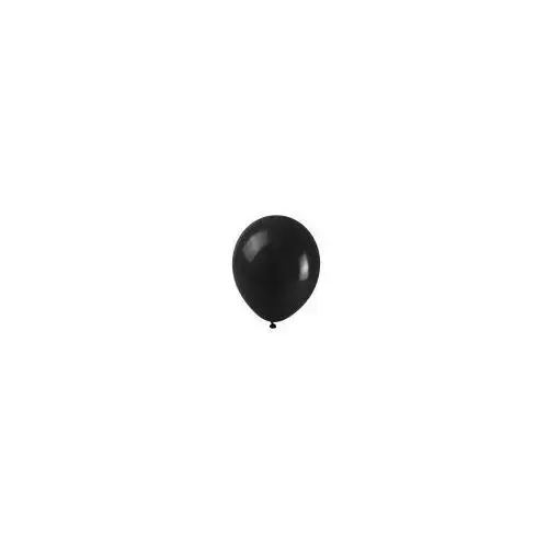 Balony pastelowe czarne 25cm 100szt