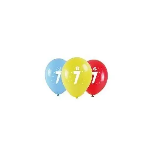 Balony z nadrukiem 7 28cm 3szt