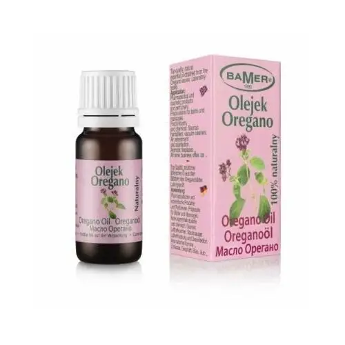 Bamer Olejek eteryczny 100% naturalny do aromaterapii i masażu oregano 7 ml