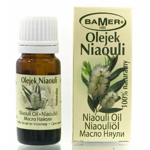 Olejek eteryczny naturalny 100% do aromaterapii i masażu Niaouli Bamer 7 ml