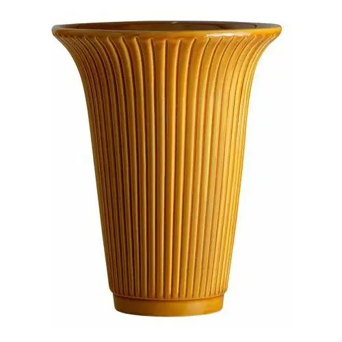 Bergs Potter Daisy wazon szkliwiony Ø12 cm Żółty