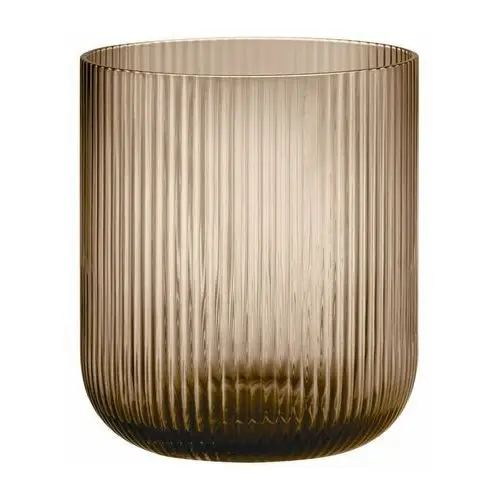 Brązowy szklany świecznik Blomus Ven, ø 14 cm, 66252