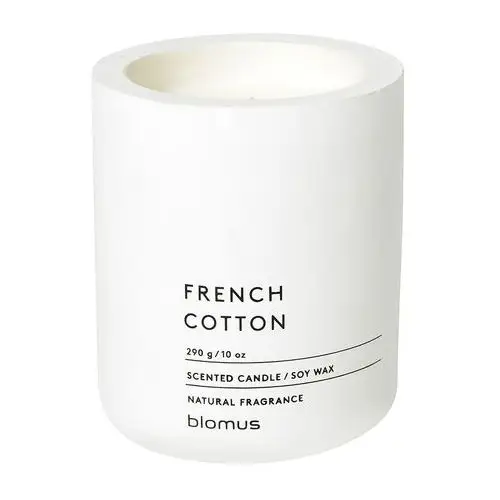Blomus świeca zapachowa fraga 55 godz. french cotton-lily white